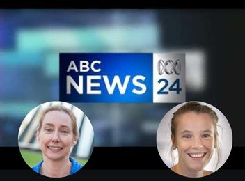 Nicole and Xanthe ABC News 24